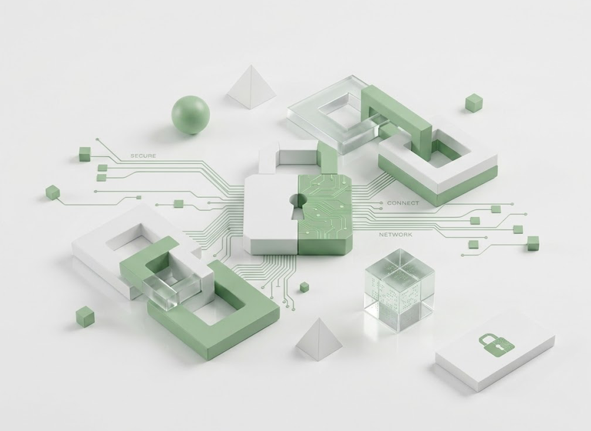 Identidade visual — elementos de design minimalistas para branding
